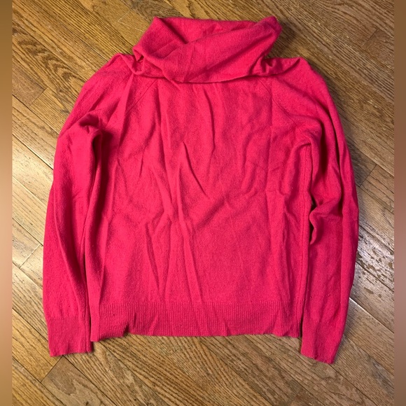 VTG Parkhurst Angora Lambswool Pink Cowl Neck Sweater Made in Canada Size 38 (M) - Picture 2 of 8